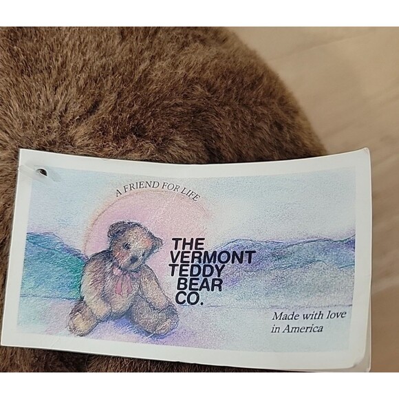 Vermont Teddy Bear Moose Plush 12 Inch Stuffed Animal Tags Limited Edition 1987 - Picture 7 of 10